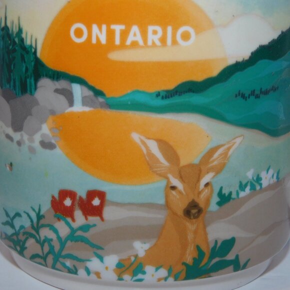Tim Hortons Travel Collection Ontario Coffee Mug 60th Anniversary 2024 Deer - Picture 6 of 12